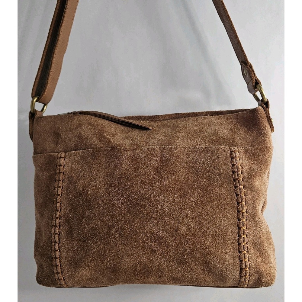 The Sak Melrose Crossbody - Leather - Tobacco Suede